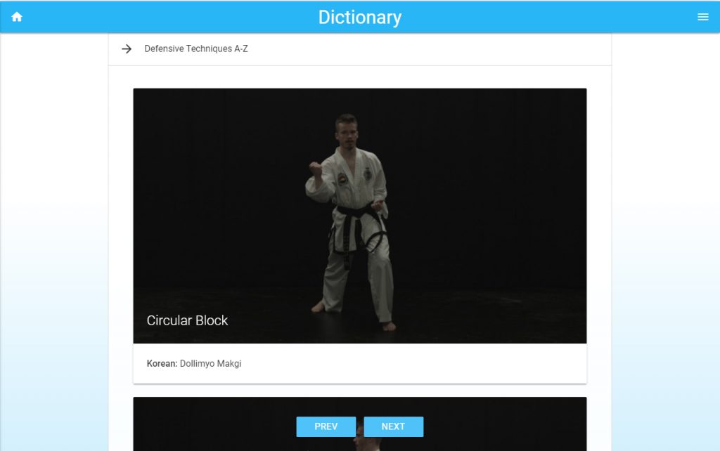 Taekwon-do Learning Techniques